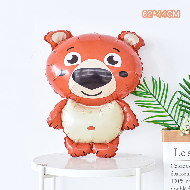 Decoración de cumpleaños para bebés con temática de regreso a clases, globos de animales de dibujos animados, diseño de fiesta infantil, sesión de fotos, jirafa, elefante