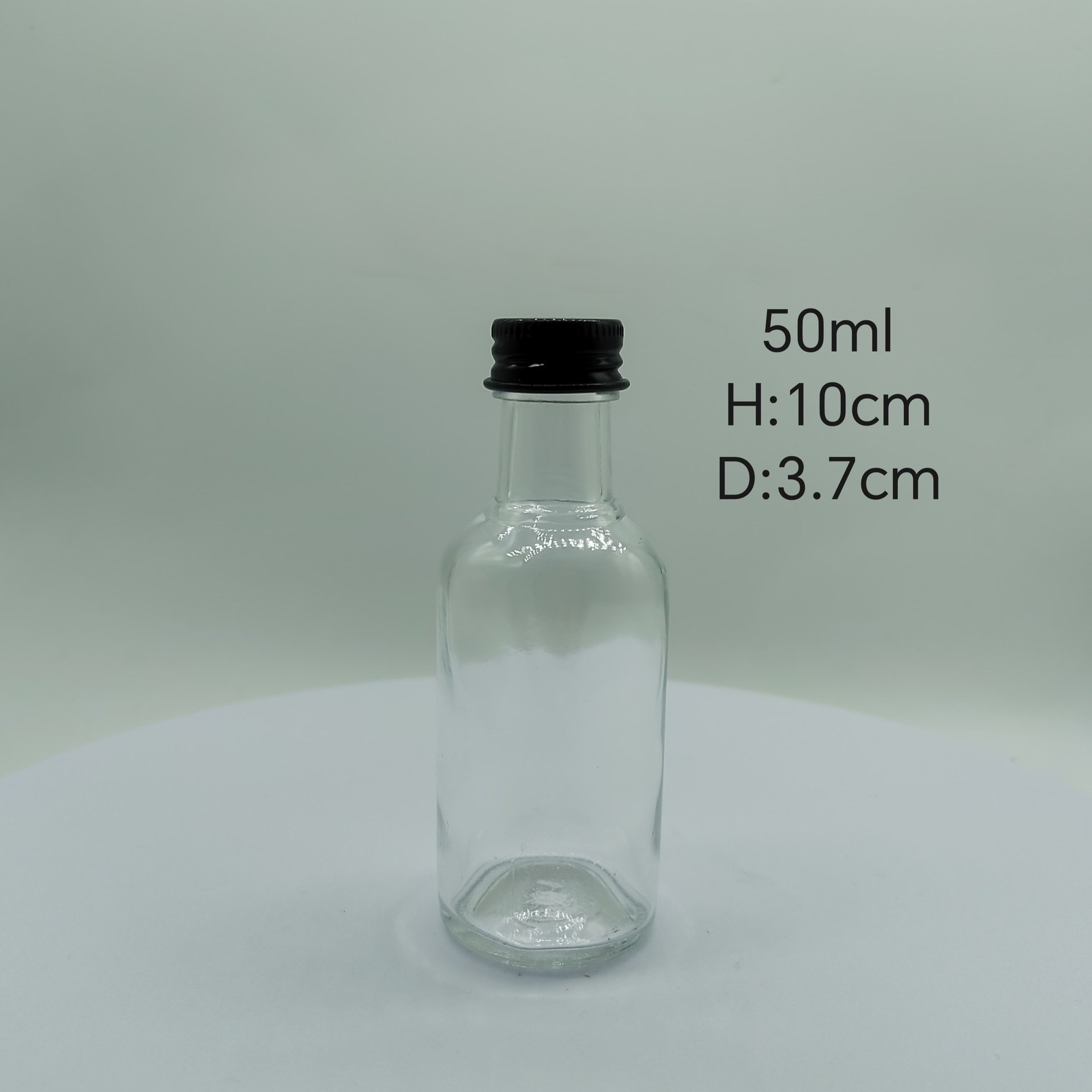 Botella de vino pequeña al por mayor, botella vacía, vidrio transparente grueso 50ml, vino de elaboración propia, vino, vino blanco, botella de vino subenvasada