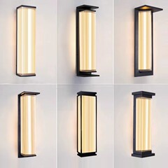屋外の防水壁ランプ屋外のバルコニーのホテルの別荘の入り口の壁の明かりの柱の現代の簡単な庭の壁の明かり
