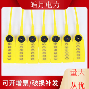 Customized Disposable Plastic Seals for Logistics Trucks, Container Seals, Labels, Ties, Tightening Wire Locks