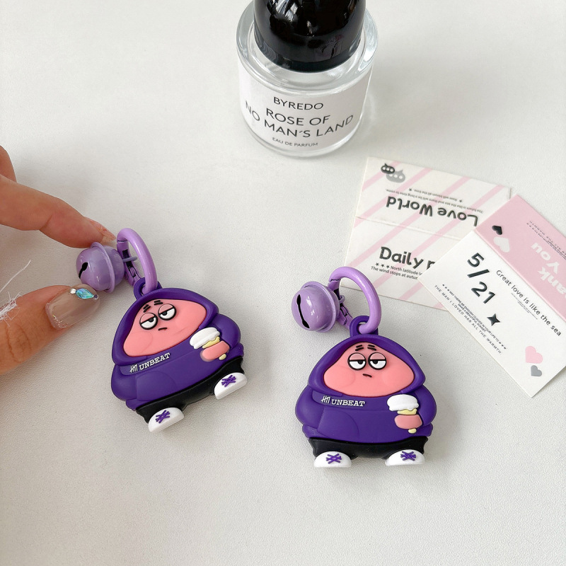 かわいい iPhone Apple トラッカー保護カバー Airtag 紛失防止デバイス収納ボックス漫画シリコンソフトケースに適しています|undefined