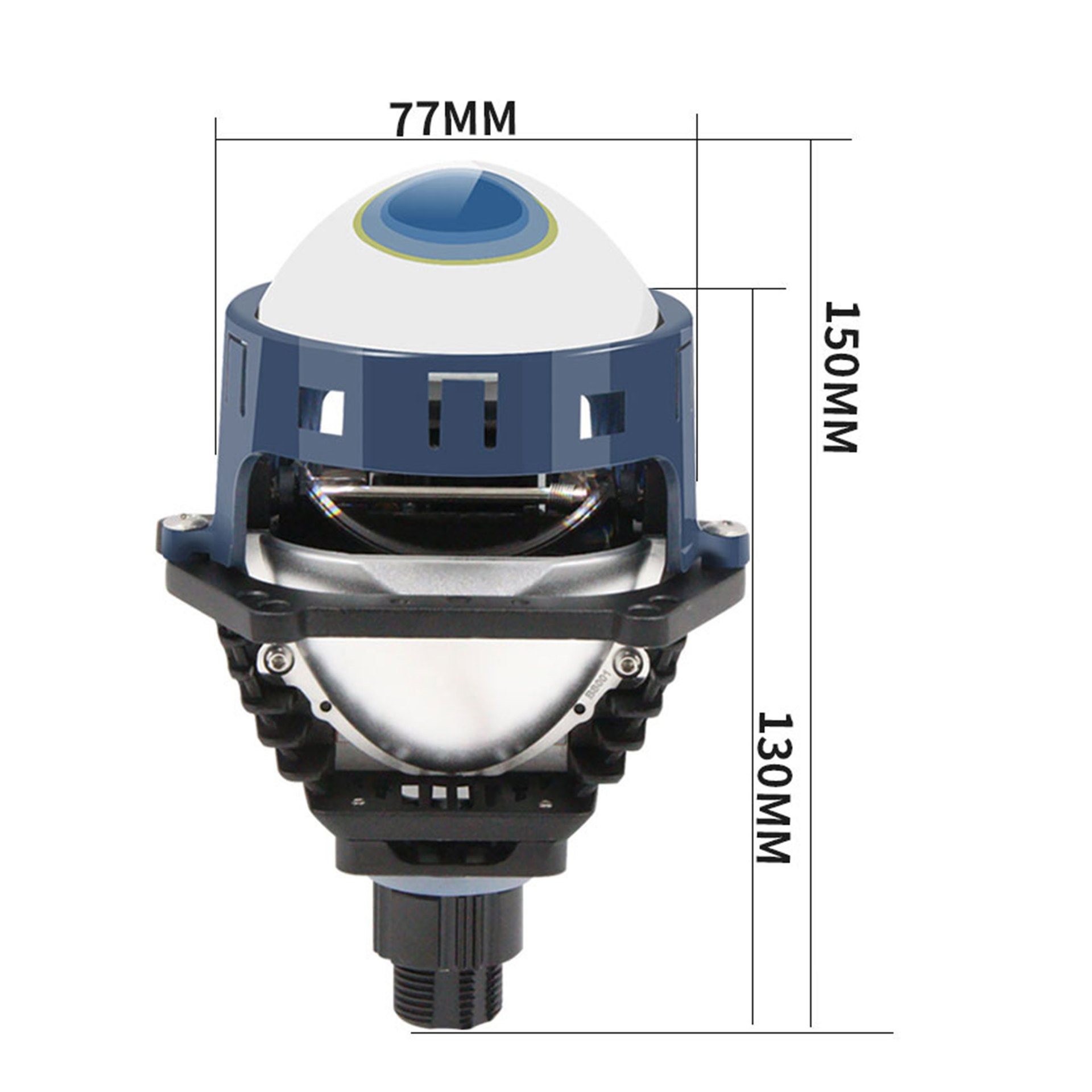 2024 nueva lámpara LED de coche PL3 lente bifocal 60W lente no destructiva de 3.0 pulgadas de condensación de alto brillo universal