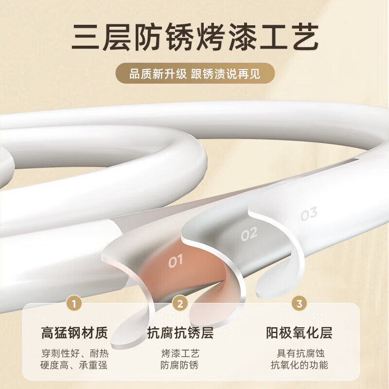 跨境阳台被单螺旋式晾衣架可螺旋晾晒晒被子圆形折叠衣架厂家批发|undefined