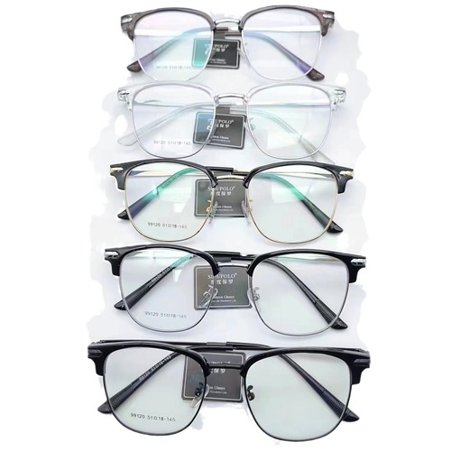 Fashionable oval eyebrow glasses frame for men, fashionable business glasses frame, Xiaohongshu hot selling same style eyebrow glasses for myopia