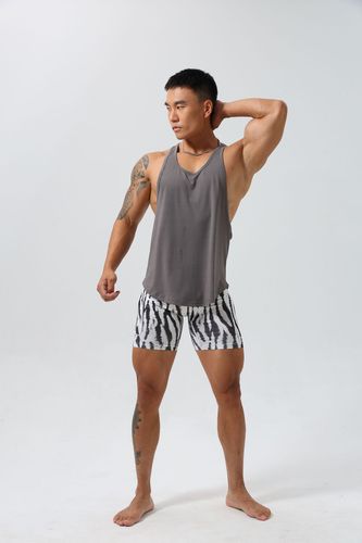 Fitness sports quick-drying vest men's super elastic loose sports tank top