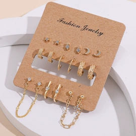 耳钉;耳环;项链