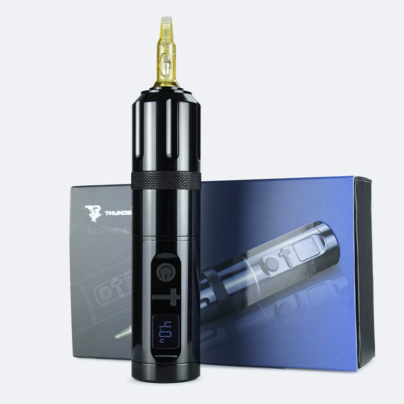 Татуировальная ручка на батарейках Thor K6022 с насадкой для резьбы и тумана, интегрированная машина татуировки, специальное оборудование дракона
