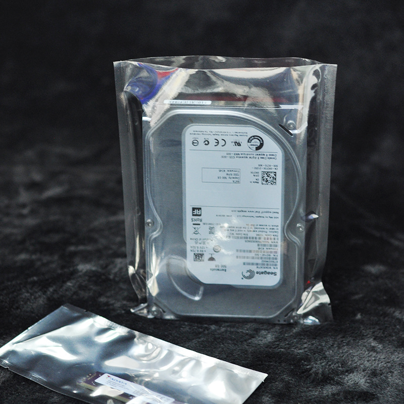 防靜電袋平口靜電袋主板硬盤led燈屏蔽袋電子元器件包裝袋自封袋