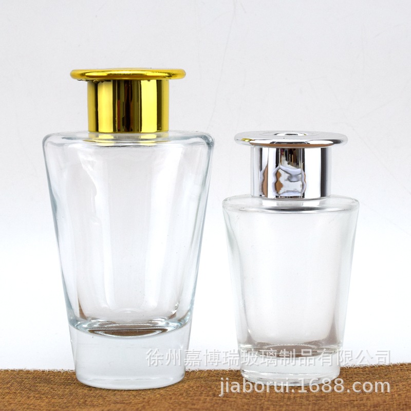 供应100ml200ml倒锥形香薰精油瓶藤条挥发香水瓶家居摆件玻璃瓶