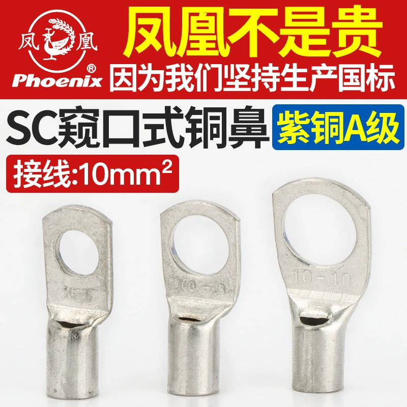 Phoenix SC10-6/8/10 медные клеммные клеммы медные нити медные носы медные нити медные ухо утолщение медь класса A