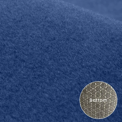 Top Layer Australian Wool Carpet Mat, Universal Foot Pad - imperial-blue-dot-silicone-bottom-155m-wide-please-order-by-meter-orders-for-non-full-rolls-will-not-be-accepted