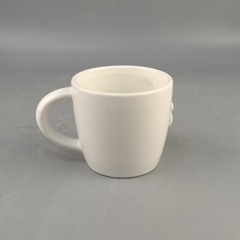 Taza de cerámica creativa, nicho de diseño de alas lindas, regalos de vacaciones creativos, nueva fábrica de taza de cerámica.