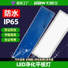 IP65防水300*1200led净化洁净平板灯无尘车间食品厂医院明装吸顶