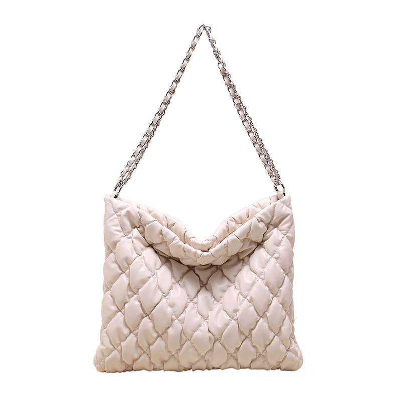 Lingge Große Kapazität Einkaufstasche 2023 Herbst/Winter Neue Mode frauen Tasche Ruiying Vereinfachte Koreanische frauen Schulter Tasche_voghion.com