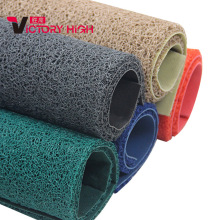 批发汽车用塑料四季镂空丝圈通用pvc拉丝脚垫可裁剪卷材喷丝地毯