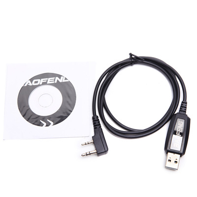Baofeng fábrica al por mayor walkie-talkie escritura frecuencia cable programación cable USB cable de datos baofeng BF-UV5R 888S