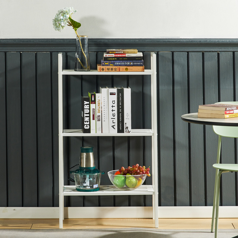 Estante de almacenamiento de metal de múltiples capas moderno minimalista estante organizador de pie sala de estar baño estante de almacenamiento trapezoidal de múltiples capas