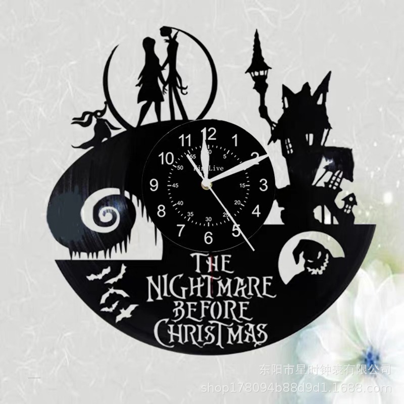Reloj de pared grabado de vinilo personalizado Retro decoración de la sala de estar arte de pared reloj antiguo reloj de casa