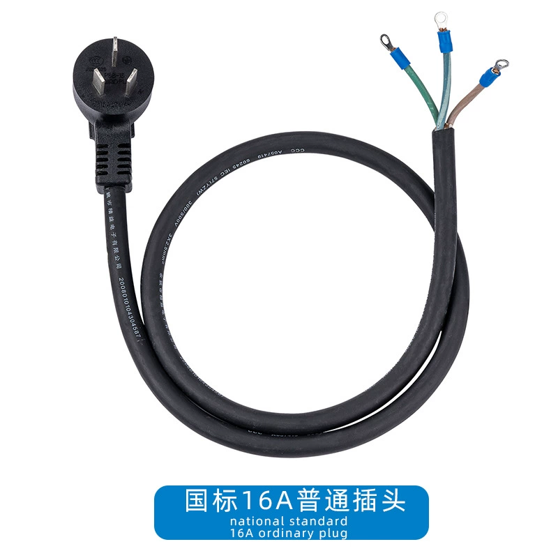 Специальная треугольная вилка для портативного зарядного устройства New Energy Electric Vehicle 16A, встроенная вилка для зарядного пистолета