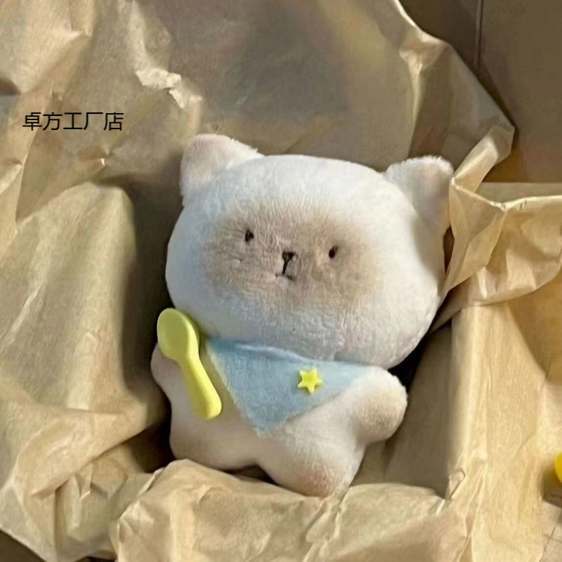 クリエイティブな手作りの子猫ペンダント、かわいい女の子のウサギの人形ぬいぐるみバッグ、クラスメートや恋人へのギフトペンダント|undefined