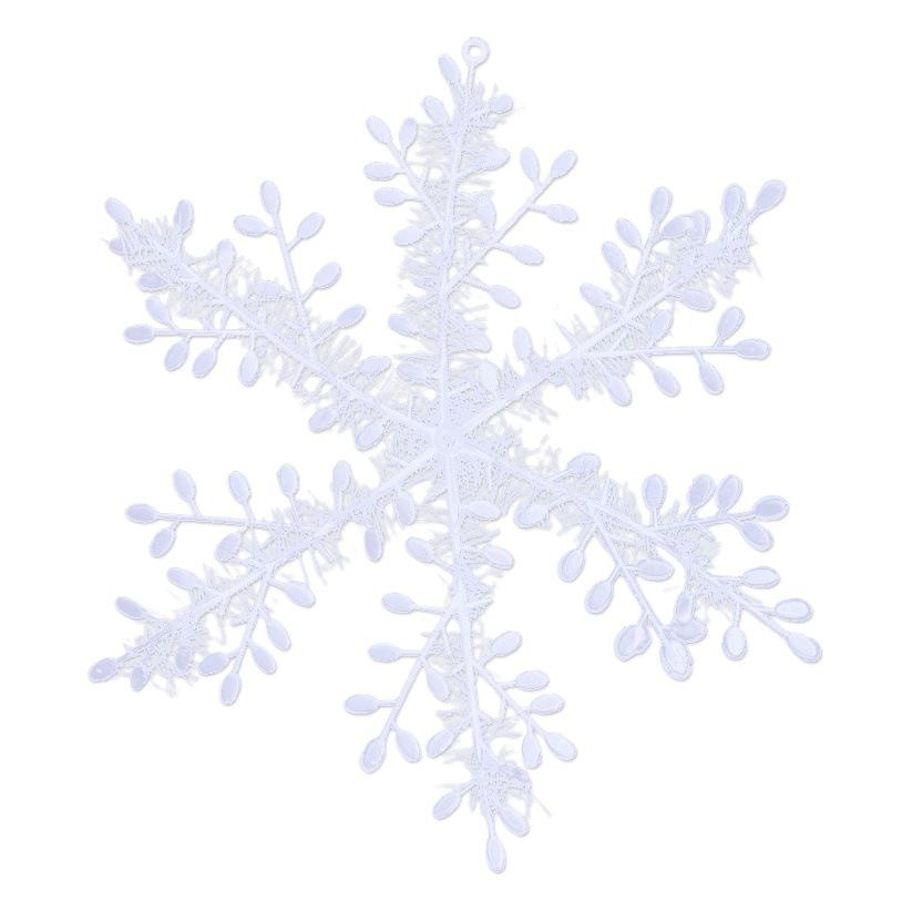 Wholesale foreign trade Christmas Snowflake Shopping Mall hotel window layout Christmas tree gift bag PVC snowflake multi-Specification