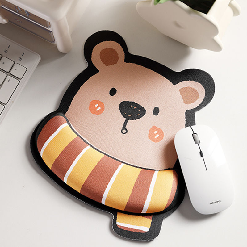 Alfombrillas de ratón transfronterizas, divertidas y variadas, reposamuñecas, alfombrillas de ratón de alta calidad con formas especiales, alfombrillas de ratón de dibujos animados para hombres y mujeres