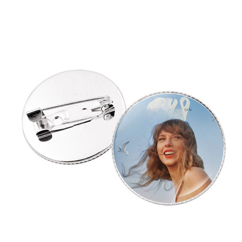 Taylor Swift Style Brooch for Women, Versatile Music Album Pin Badge, Fashion Accessory for Clothing