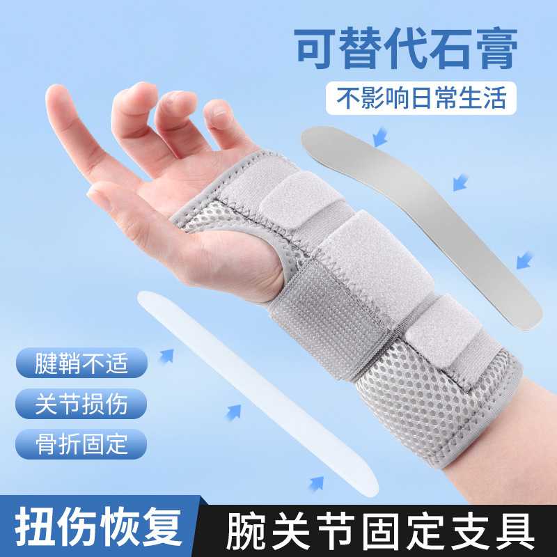 鋼板の手首の通気性固定器の挟みの腕を保護して腱の鞘の骨折の痛みを捻挫します。|undefined