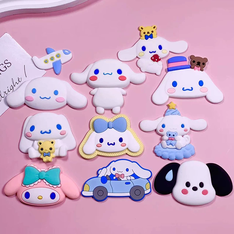 Семейный портрет Guigui Dog ПВХ мягкий клей крем diy аксессуары для мобильного телефона чехол тапочки декоративный заколка для волос Декоративный патч