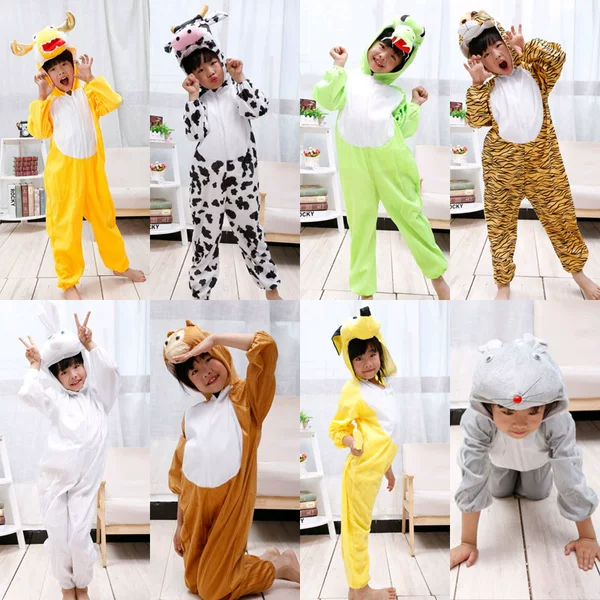 Kindergarten Children's Day Stage Clothing Festival Performance Clothing cosplay Tiger Lion Rabbit Animal Performance Clothing