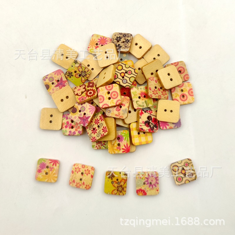 Cuadrado de madera maciza de 15mm * Cuadrado *-* pintura