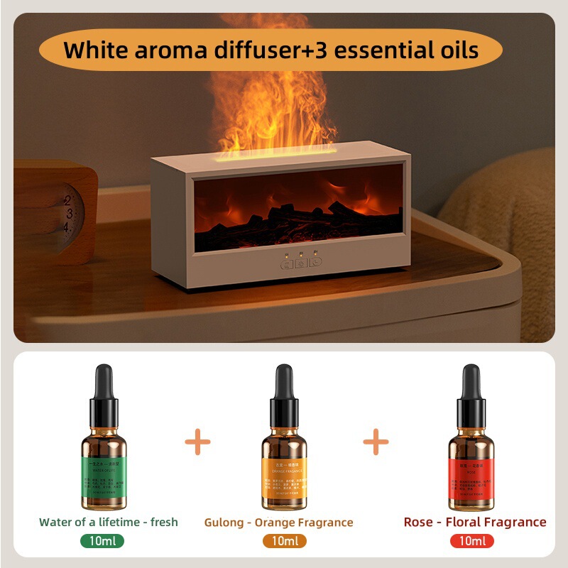 New simulation 3d fireplace flame desktop fragrance machine|undefined