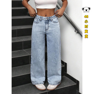 W 16348 Sweet High Waist Jeans ��������ţ��ѝ