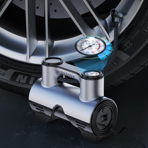车载无线充气泵便携式电动轿车用打轮胎冲气筒压自动高压一件代发