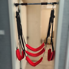 成人輔助秋千搖擺帶情趣用品捆綁束縛帶酒店室內懸掛5條坐墊帶子