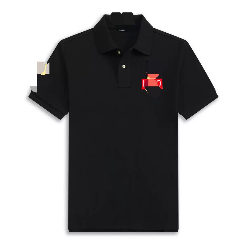 Summer Foreign Trade Men's Polo Shirt with Embroidered Logo, Short-Sleeve T-Shirt, Men's Polo Shirt in Stock Summer Foreign Trade Men's Polo Shirt with Embroidered Logo, Short-Sleeve T-Shirt, Men's Polo Shirt in Stock