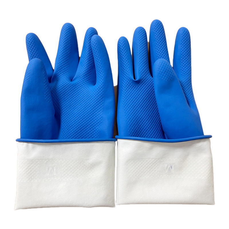 Hogar impermeable guantes de cocina limpieza durable guantes de goma invierno lavandería lavavajillas guantes de goma al por mayor