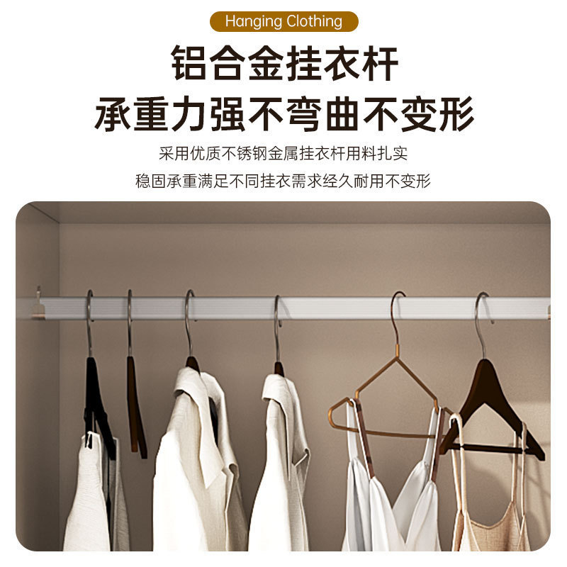 源头工厂实木推拉门衣柜家用卧室现代简约移门小户型滑门衣橱衣柜|undefined