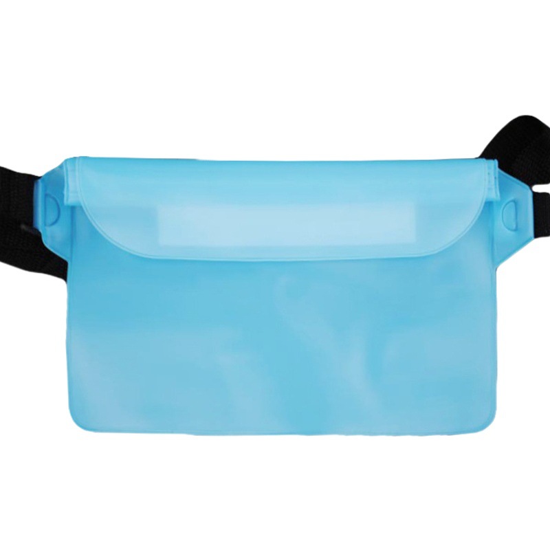 Cross-border large mobile phone waterproof bag drifting diagonal waterproof waist bag swimming pvc sealed mobile phone case transparent