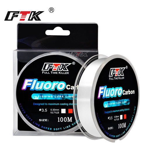 FTK Fishing Line Nylon Line 100m Subline for Long Casting Strong Tension Durable Main Line