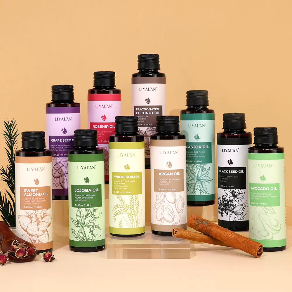 冷榨椰子油精油阿甘油面部头发皮肤柔润基础载体无味植物基底油