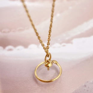 18K Gold Pendant Planet Surround Pendant Accessories Picture with 7-8mm Pearl Accessories Without Beads and Chain