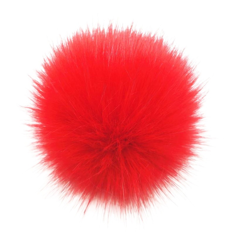 Venta caliente transfronteriza de imitación de piel de zorro de imitación de mapache de imitación de piel de conejo bola de piel sombrero colgante de color imitación de piel falsa bola