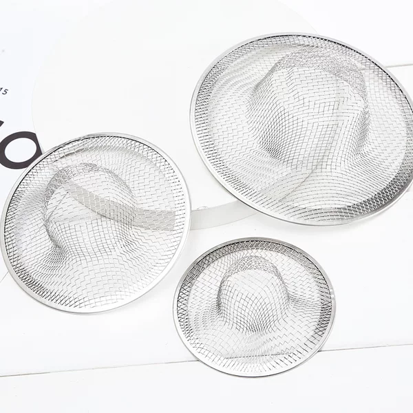 Sewer pool funnel floor drain mesh hat floor drain mesh kitchen sink filter stainless steel slag net