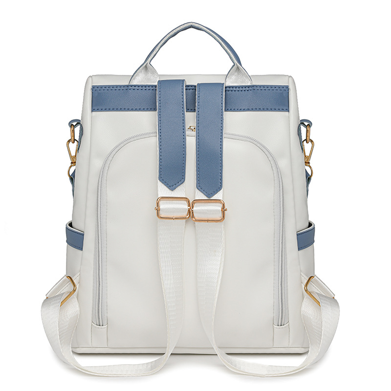 Mochila antirrobo para mujer 2024 nueva versión coreana de cuero suave moda todo fósforo momia bolsa de viaje para mujer mochila de gran capacidad