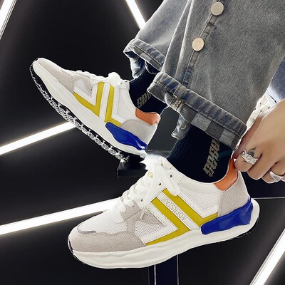 阿甘鞋男原宿风溶解鞋2021年新款春秋夏季老爹休闲运动ins潮百搭