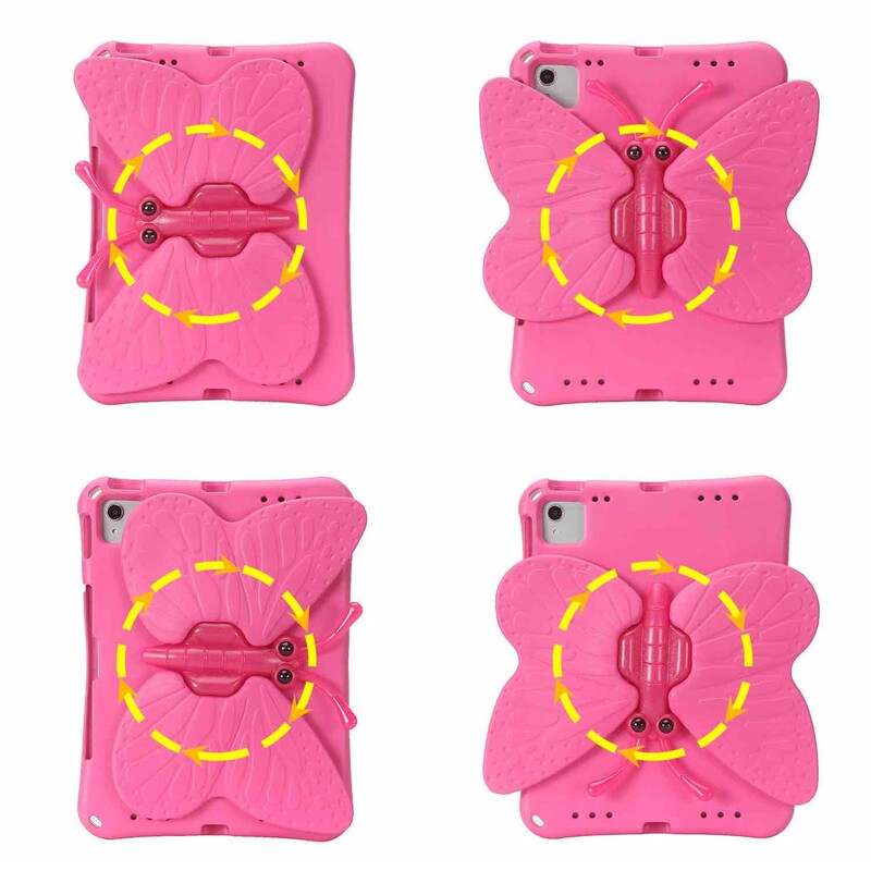 Suitable for Samsung S10Plus12.4 Tablet Protective Case A9Plus11Eva Butterfly Cartoon Stand Protective Case