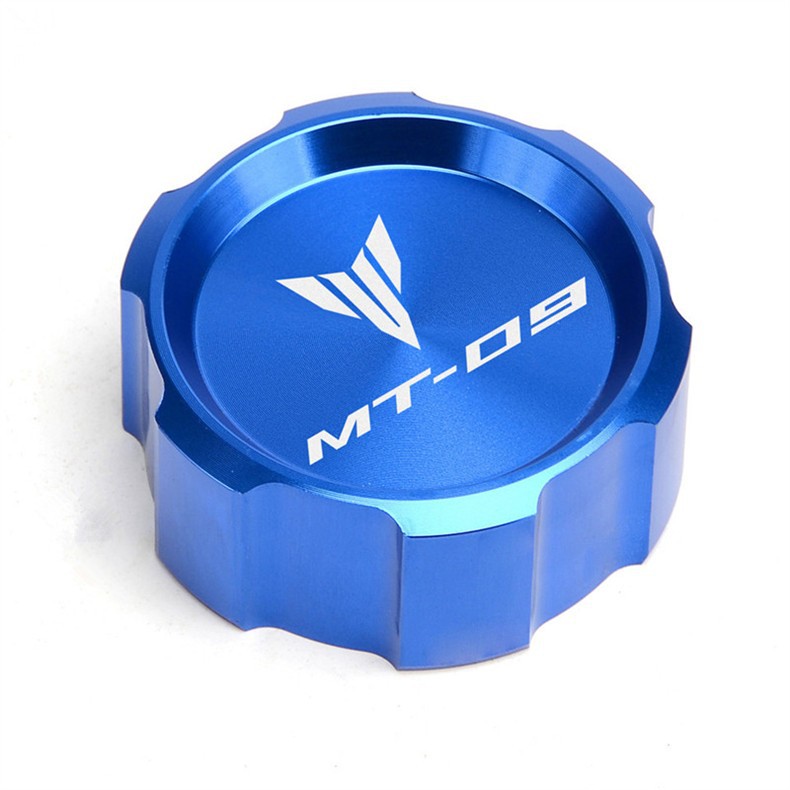 Suitable for Yamaha Mt09 Fz09 14-20 Modified Cnc Front Brake Fluid Reservoir Cap + Rear Brake Fluid Reservoir Cap