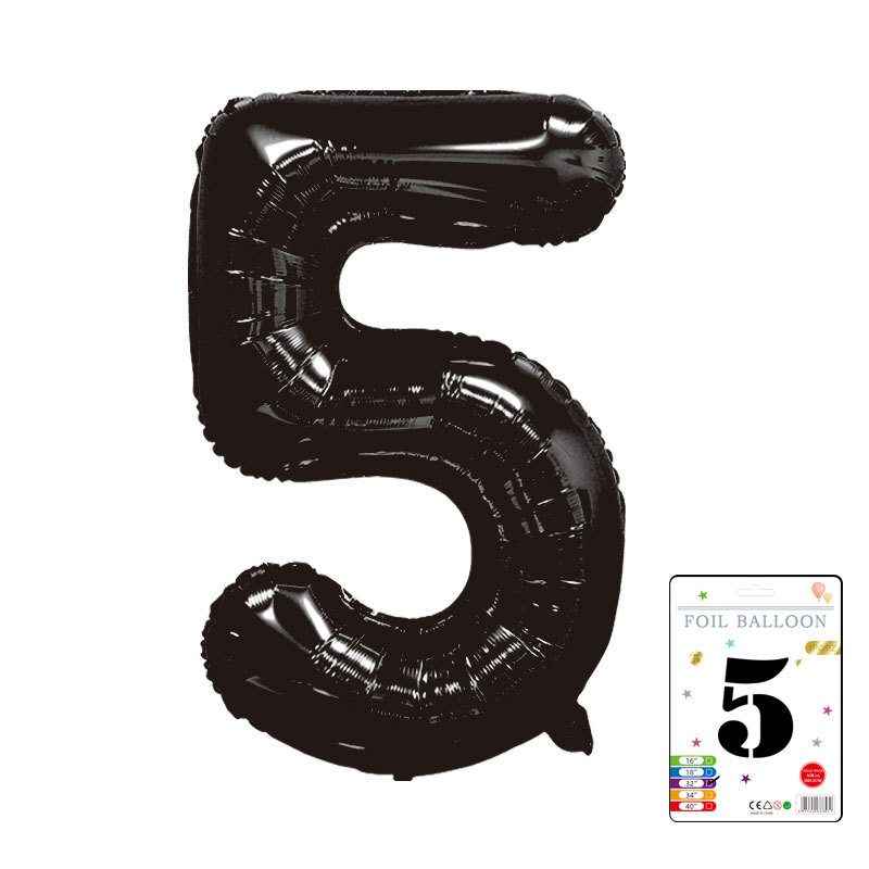 Globo digital de 32 pulgadas, embalaje de tarjeta de papel independiente, versión estadounidense, película de aluminio delgada, embalaje fino, papel de aluminio, globo de cumpleaños