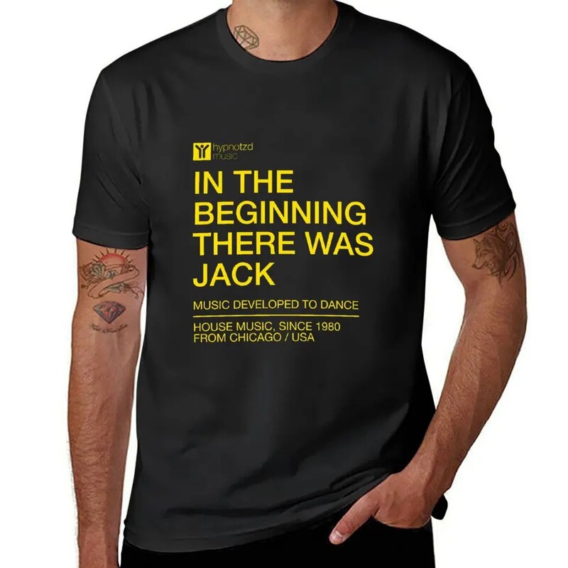 The Opening of the Haus Music Hymn Features Jack Dj Gift T-Shirt Heavyweight Top Men's Clothing